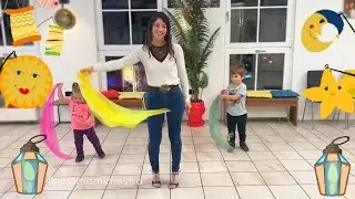 Ich gehe mit meiner Laterne - Kindertanz mit Tuch