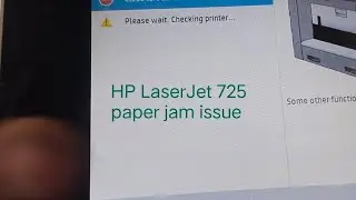 HP LaserJet 725 paper jam issue|HP printer repair #hp #hpprinterservice #hpsupport 