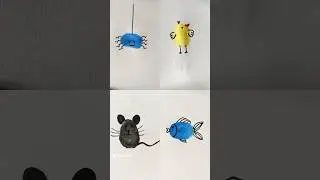 Fingerprint art#art #youtubeshorts #kidsart #diy #viralvideo #yt #kidstv #kids #kidsvideo #creative