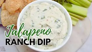 Keto Appetizer - Jalapeno Ranch Dip