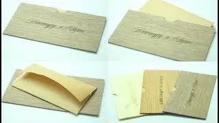 Homemade envelope | The original envelope for the wedding
