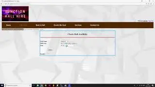 FUNCTION HALL BOOKING SYSTEM ASP.NET PROJECT