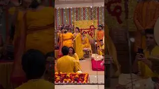 Haldi Lagao re💛#mannsundar #dangaltv #indiantvserials #viral #offscreen #ytshorts #behindthescences