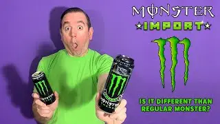 Обзор энергетического напитка Monster Import. Впервые пробую Monster Import!