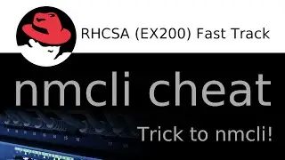 nmcli cheat! Setting up network using nmcli in Red Hat 7 in less than a 30 seconds - QUICK & EASY!!!