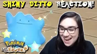 SHINY DITTO REACTION in Pokemon Let's Go!