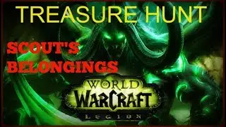 World of Warcraft(Legion)- Draenor, how to get SCOUT'S BELONGINGS (Jungle treasure master) ENGLISH