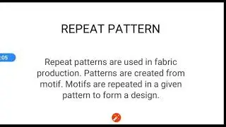 Repeat Pattern in Textile Design