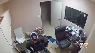 Burglar Caught On-Camera As Someone Guides Him To Valuables