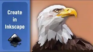 Speed Art Inkscape: Eagle in the style of Low Poly