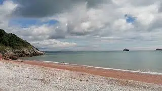 Oddicombe Beach, Devon, UK