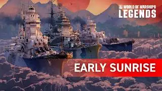 Early Sunrise | New Japanese Cruisers Line Teaser - World of Warships: Legends