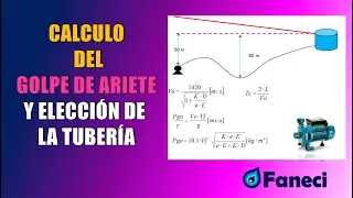 CALCULO DEL GOLPE DE ARITE Y ELECCION DE LA TUBERIA📚✅