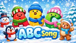 The Alphabet Song for Kids | ABCD Nursery Rhyme | ABC Winter Wonderland Rhyme | A to Z Alphabet Song