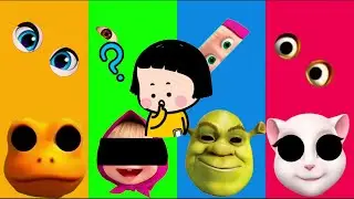 IQ PUZZLE - Wrong eyes👀 challenge #animation #puzzle #games #iqtest #education #funny #cartoon