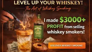 Whiskey smoker with a luxurious touch, how it's made. 3000$ profit from whiskey smokers in 30 days