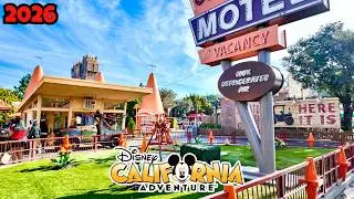 Disney California Adventure Walkthrough 2026 | Full Park Tour in 4K Buena Vista to Pixar Pier