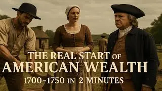 The Real Start of American Wealth | 1700&ndash;1750 in 2 Minutes