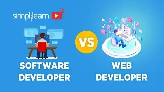 Software Developer vs Web Developer | Difference Web Developer & Software Developer | Simplilearn