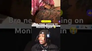 Monkey App at Night 😈😈 Gone Wrong 😭😭 #monkey #app #shorts #subscribe #viral #blowthisupforme l