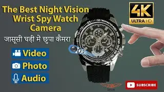 How To Use 4K 32GB Wrist Watch Spy Hidden Camera, order 8920160411 #spy #hidden #जासूस #wristwatch