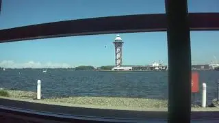 A peaceful look at Lake Erie from inside the bayfront convention center