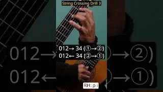 Improve Your Coordination &ndash; String Crossing Drill 3