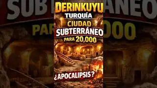 Derinkuyu, Turqu&iacute;a - Ciudad SUBTERR&Aacute;NEO para 20.000 (&iquest;Apocalipsis? #fypシ゚viral #historia #viajes