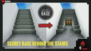 ⬜ mini block craft 3d || how to make a secret base behind the stairs || automatic stairs ||ccer base