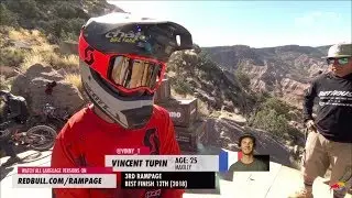 Vincent Tupin Red Bull Rampage 2019 . 10th place
