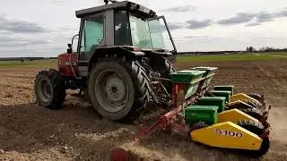 Siew kukurydzy 2020/ Massey-Ferguson 3065 & Meprozet s100