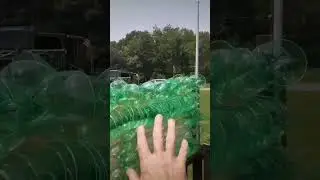 plastic bottle fencing