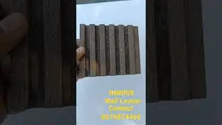 Wooden charcoal louver | Wall cladding | seemless panels