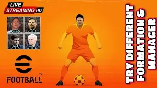 ⚽eFOOTBALL STEAM | TRY DIFFERENT FORMATION & MANAGER #shorts