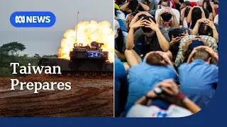 Taiwan's civilians prepare for air raids from China | ABC NEWS