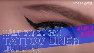 H&auml;lt lange, ist schnell entfernt: Tattoo Liner Liquid Ink 👁👁