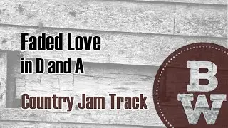 Faded Love - Western Swing Backing Track