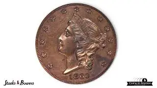 1860 Pattern Liberty Head Double Eagle. Copper. Judd-273, Proof-61 BN (PCGS).