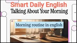 How to Talk About Your Morning Routine in English |Daily English Speaking| Morning Conversation