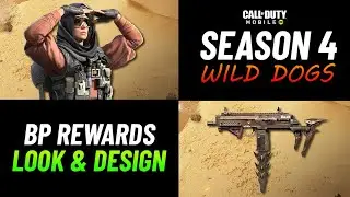 Season 4 All BP Rewards Closer Look & Names Codm