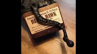 Old Store Antiguidades Black Hawk Corn Sheller 1903