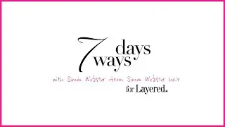 How to Create a Quirky Cool Knotted Ponytail | Simon Webster | Layered