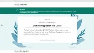 Student loan forgiveness 'beta test' launches