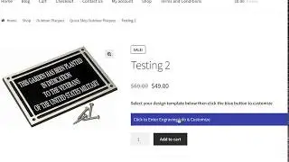 Design your own Memorial plaque