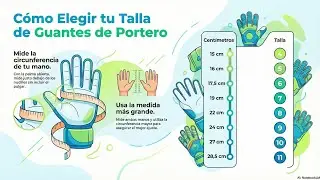 C&oacute;mo ELEGIR la TALLA de tus GUANTES | El M&eacute;todo Final | Porteros de F&uacute;tbol 