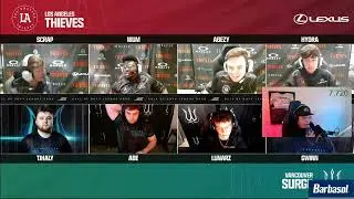 Dashy, FormaL и Nadeshot отреагировали на разгромную победу Thieves над Surge с помощью нового иг...