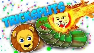 (Agar.io) Popsplıt Moments And New TrickPop Splıt !!!