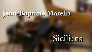 Jean-Baptiste Marella - Siciliana (LIVE)