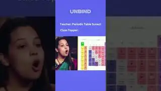 Periodic table | Neet| IITJEE | Chemistry | Memes#shorts #unbind #viralshort #kbc
