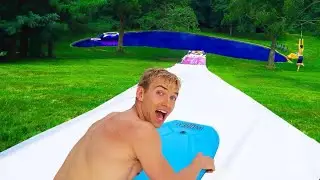 Slip & Slide & FAIL! Water Fails Funny | best fanny short 😅🤣